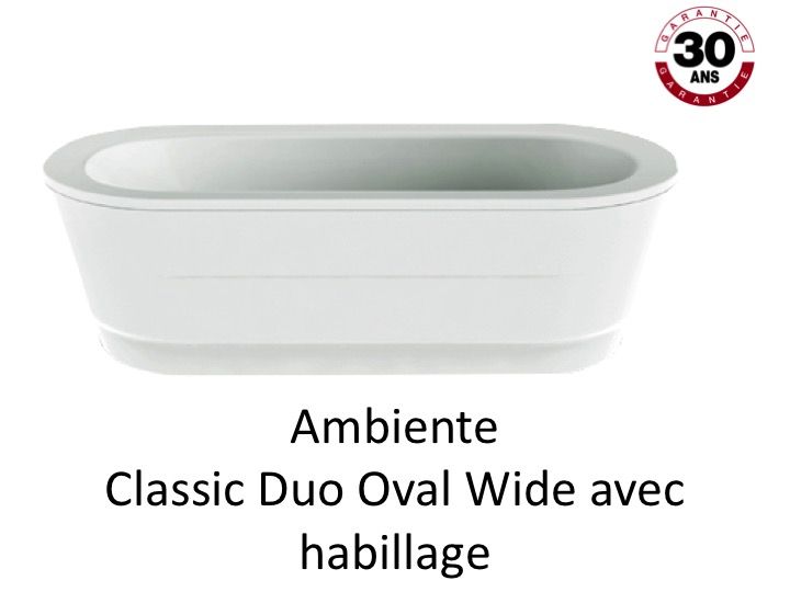 Freestanding Oval Bathtub Meisterstuck Classic Duo