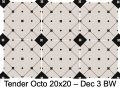 TENDER 20 x 20 cm - Floor tiles, octagonal with taco