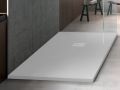 Shower tray, 135 cm, Acrystone resin - VULCANO White