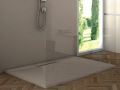 Shower tray with frontal channel - PALERMO 180